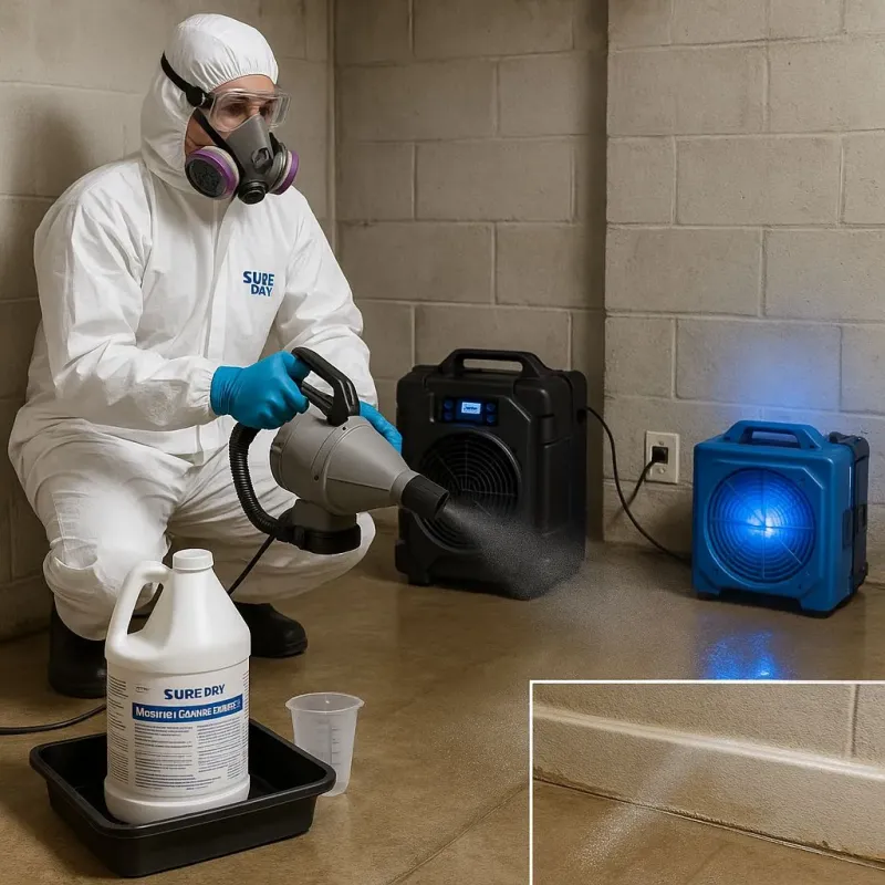 Sanitization and Odor Removal process in Mulvane, KS
