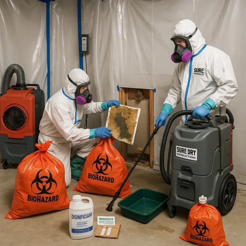 Contaminated Water Handling Protocols process in Mulvane, KS